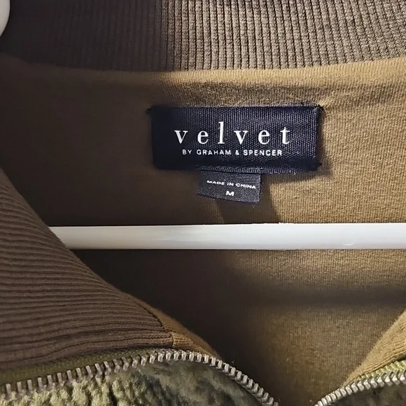 Velvet By Graham & Spencer Winter Fleece Bomber Jacket - Picture 2 of 6